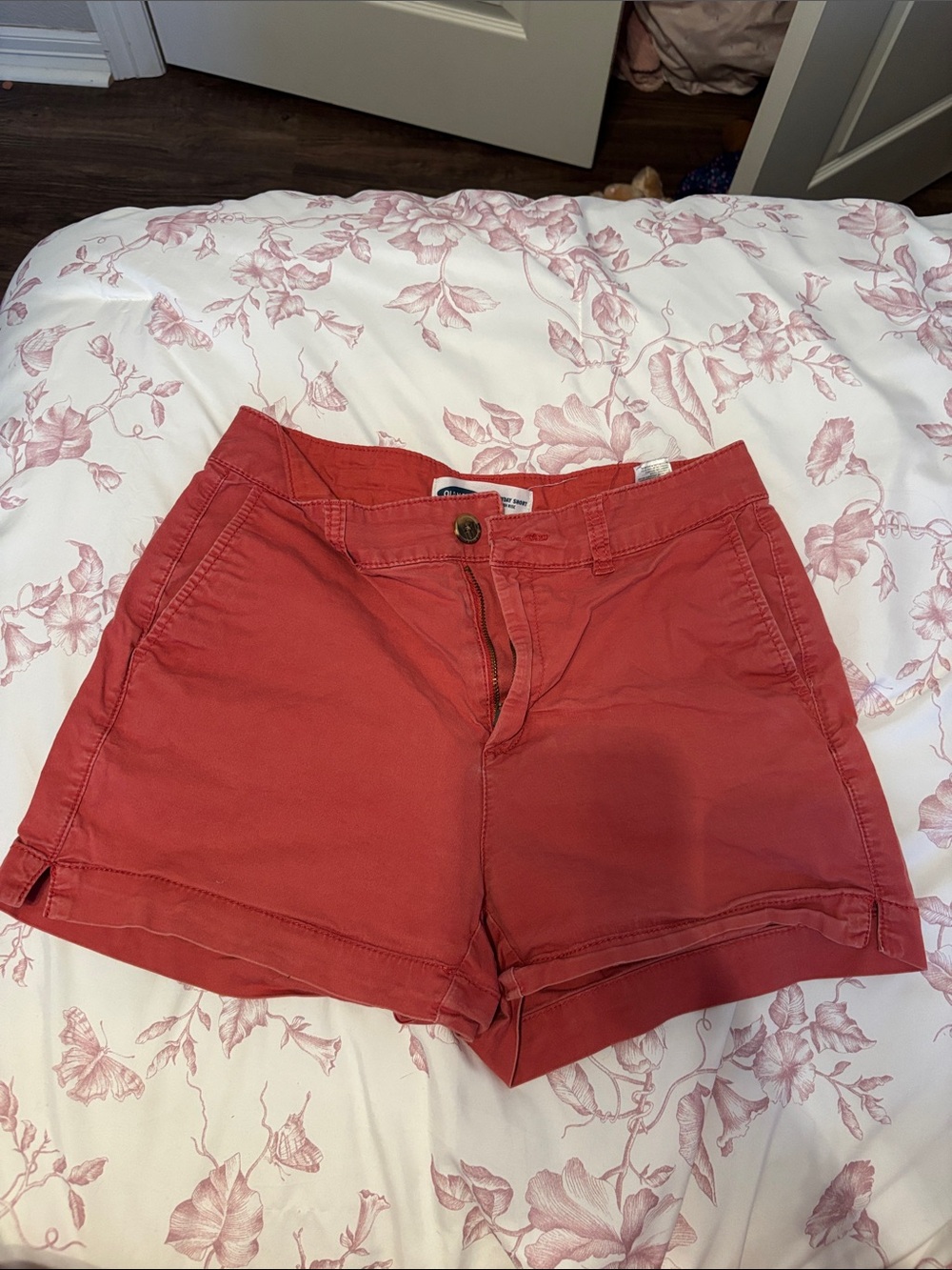 Old Navy Women's Coral-Red Shorts